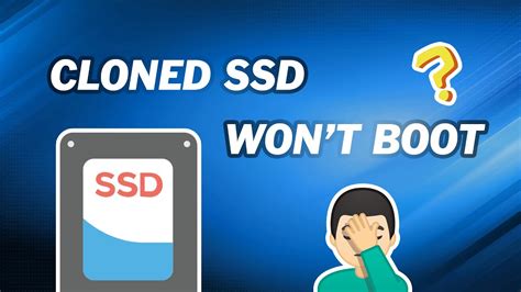 cloned ssd won't boot|make disk bootable after clone.